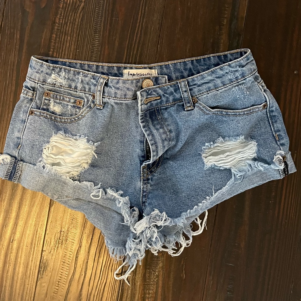 Boutique denim shorts